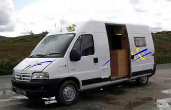 Example external transfers on completed campervan converions - these can be made to the customer's specification