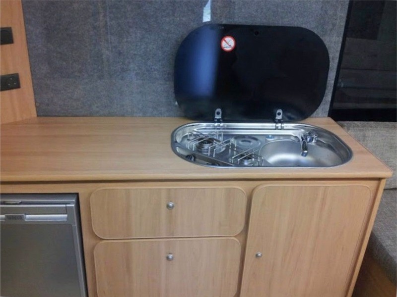 Kitchen Sink Unit Fridge Fitted By Ceide Campervan