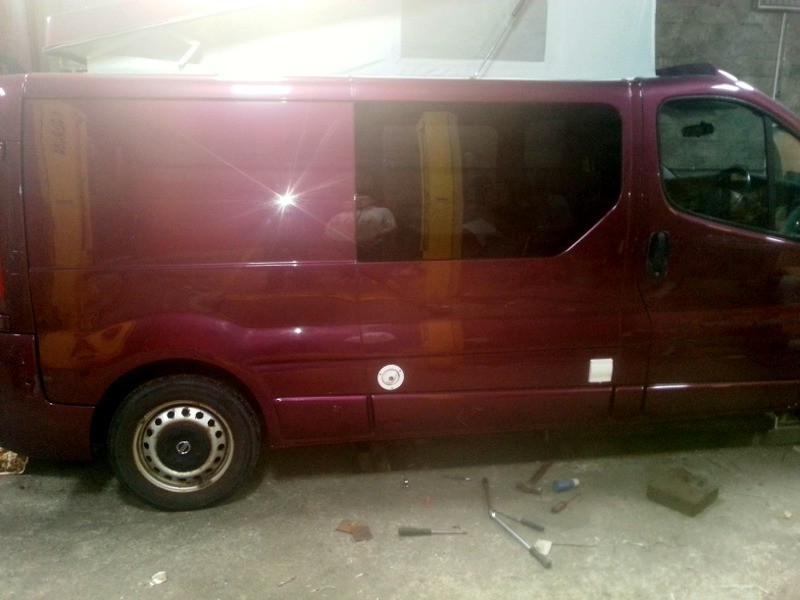 Campervan conversion with elevating roof, fitted by Céide Campervan Conversions, Donegal, Ireland